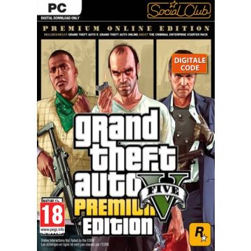 Grand Theft Auto 5 GTA V Online Premium Edition PC Digitale Download